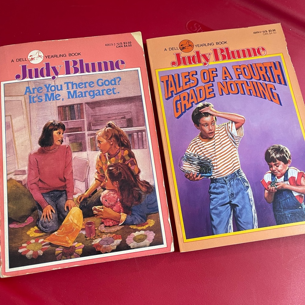 2 Judy Blume books